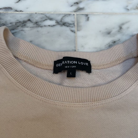 NWOT Generation Love sweatshirt - Picture 3 of 3